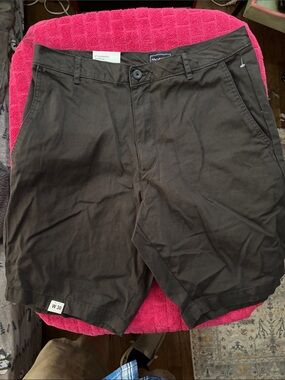 Architect Men's Dark Gray Flat-Front Shorts Size 30 NWTS